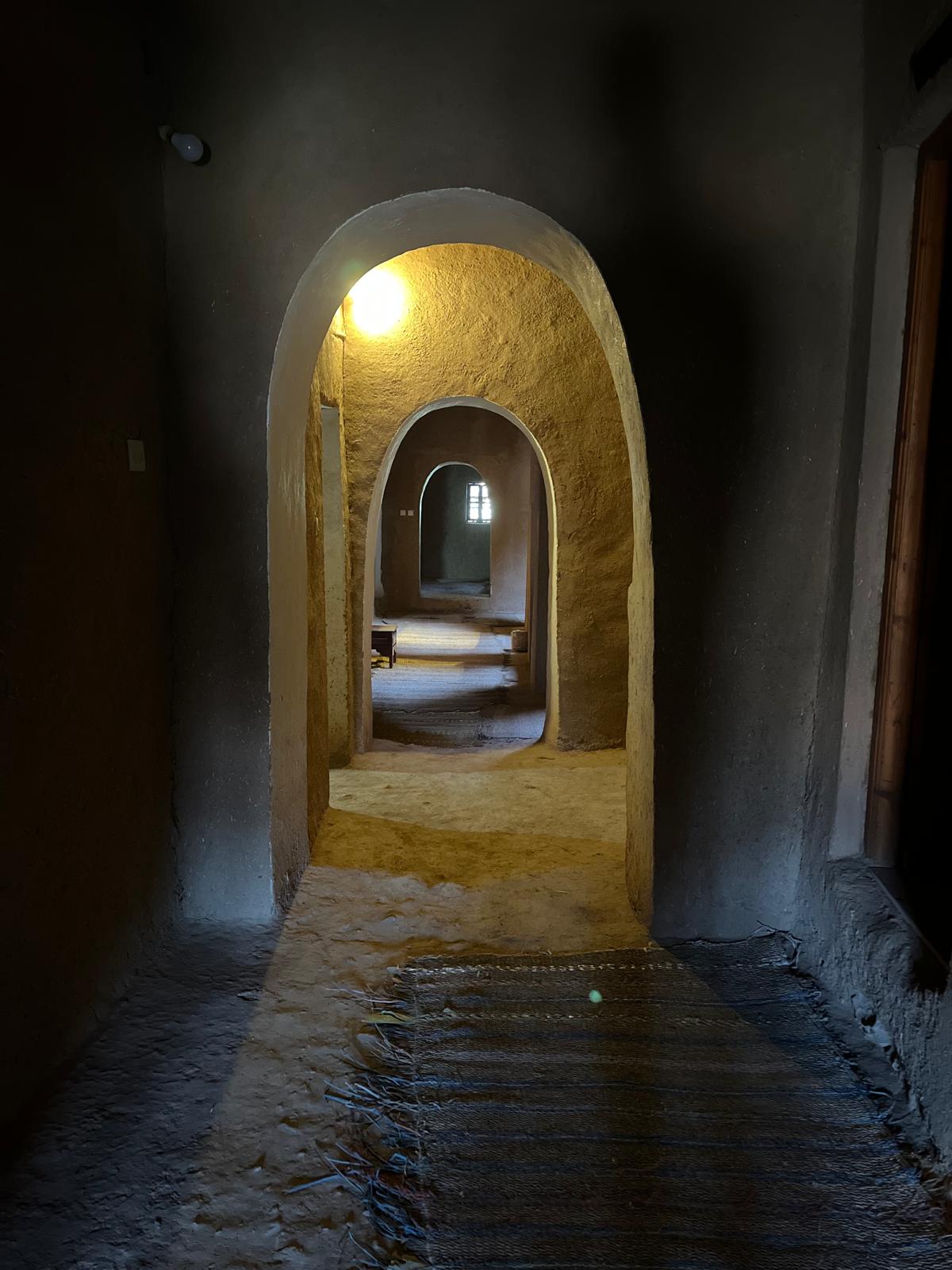 Private courtyards at Villa des orangers, Morocco